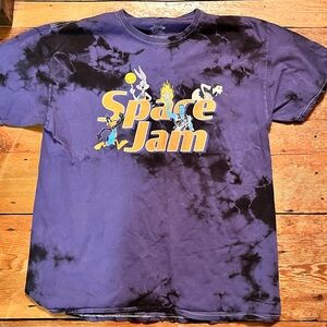 Space Jam Tie-Dye T-Shirt - Purple